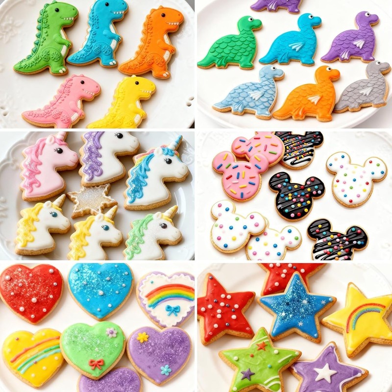 Cortadores de galletas de acero inoxidable en varias formas, perfectos para hor. gallery