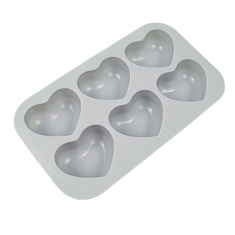 1Pc 6-Cavity Silicone Cake Molds 3D Love Peach Shape Mold DIY Baking Tool gallery