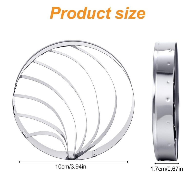 Concha Cutter Mexican Bread Mold 3.94 Inch Stainless Steel Breakfast Concha S... gallery