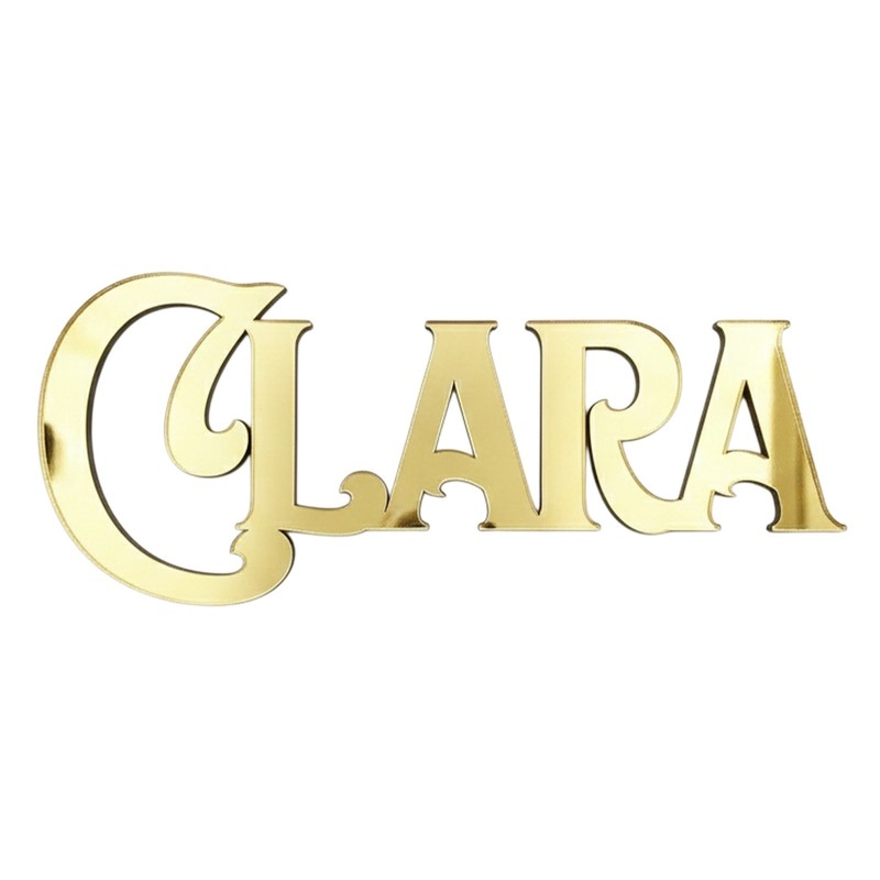 Personalised Birthday Name & Age Charm Cake Accessories Acrylic 3mm Thick gallery