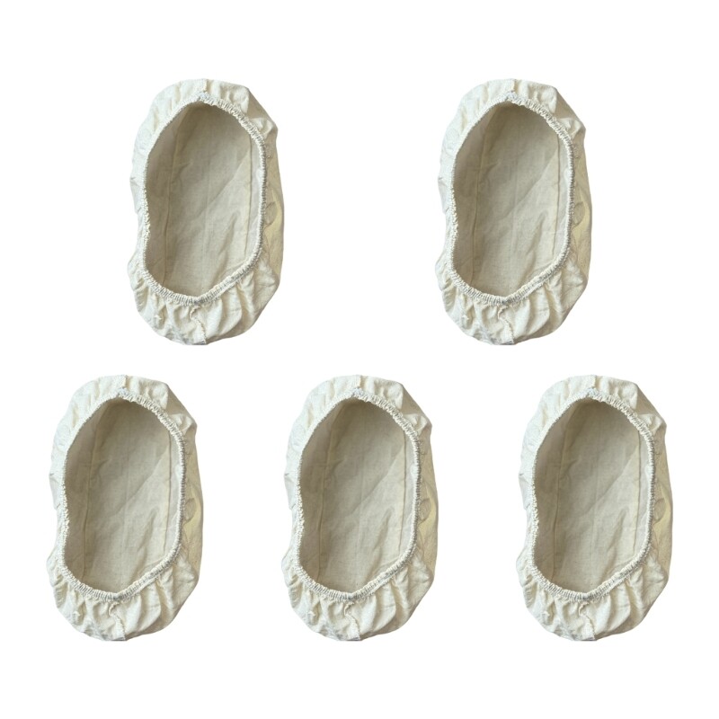 Pack Of 5 Functional Bread Proofing Basket Liners For Dough Rising And Baking