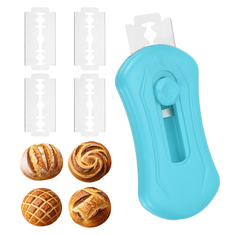 Bread Lame, Magnetic Sourdough Scoring Tool, Gourd Shape/Blue