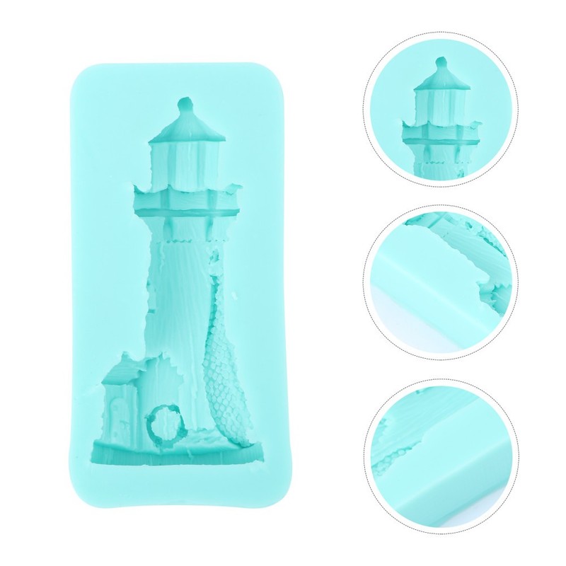 Silicone Cake Mold Lighthouse Shape Sugar Cake Mold Lovely Cake Mold gallery