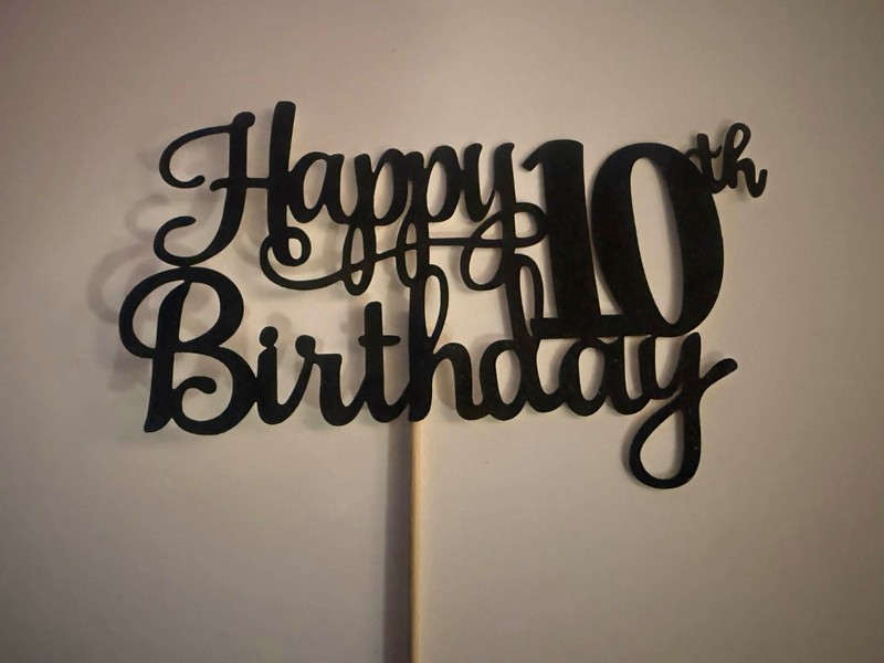 *assosrted "10th BIRTHDAY CAKE TOPPERS" for birthday party 10 10 10 10 10 10 10 gallery