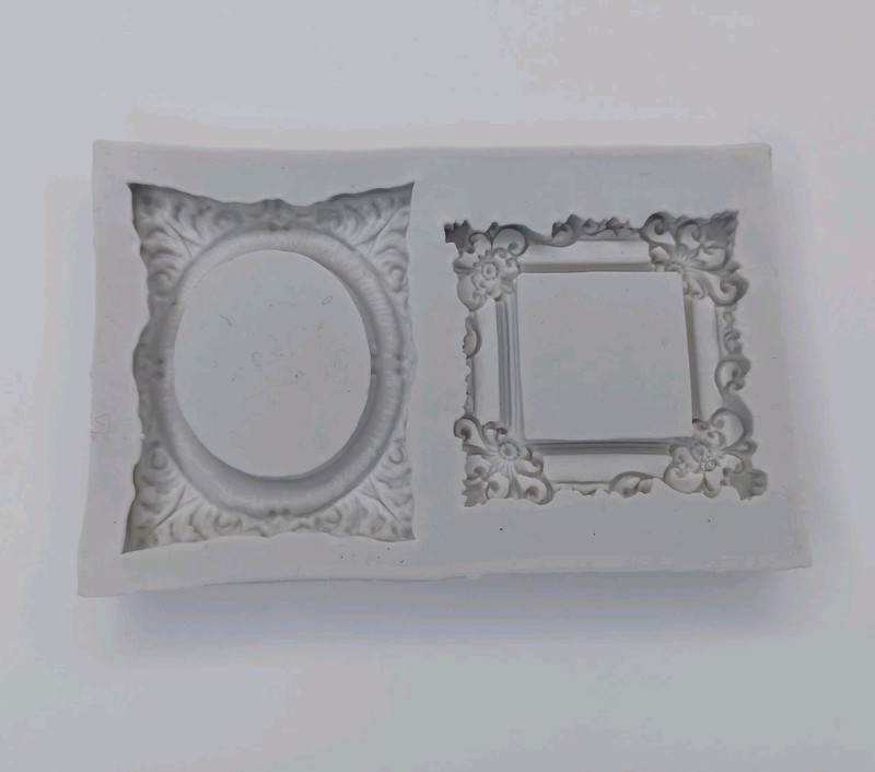 Gray Silicone Frames Fondant Mold Or Craft Mold gallery