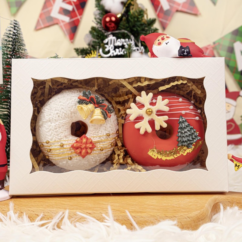 50pcs 7x4.5x1.5 Inches Cookie Boxes With Window White Dessert Boxes Pastry Boxes gallery