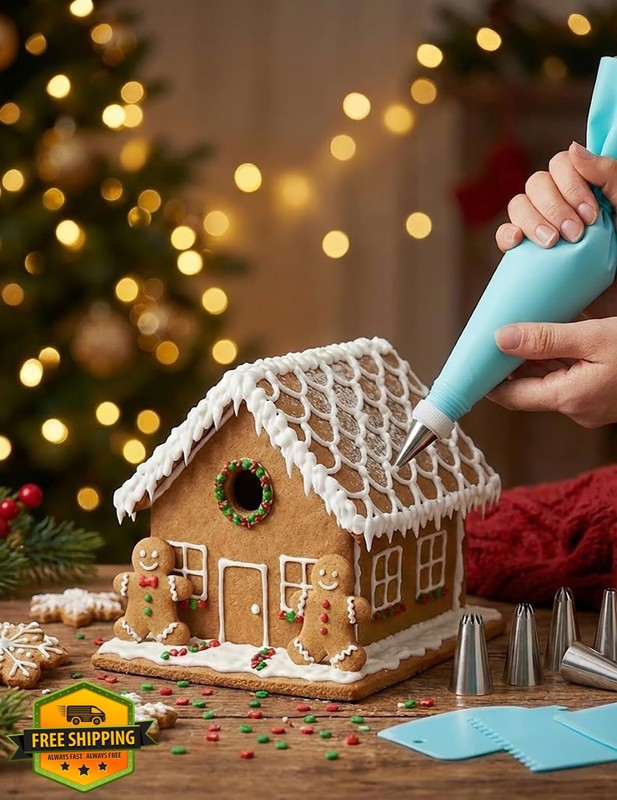 Reusable Piping Bags and Tips Set Cake Decorating Supplies gallery