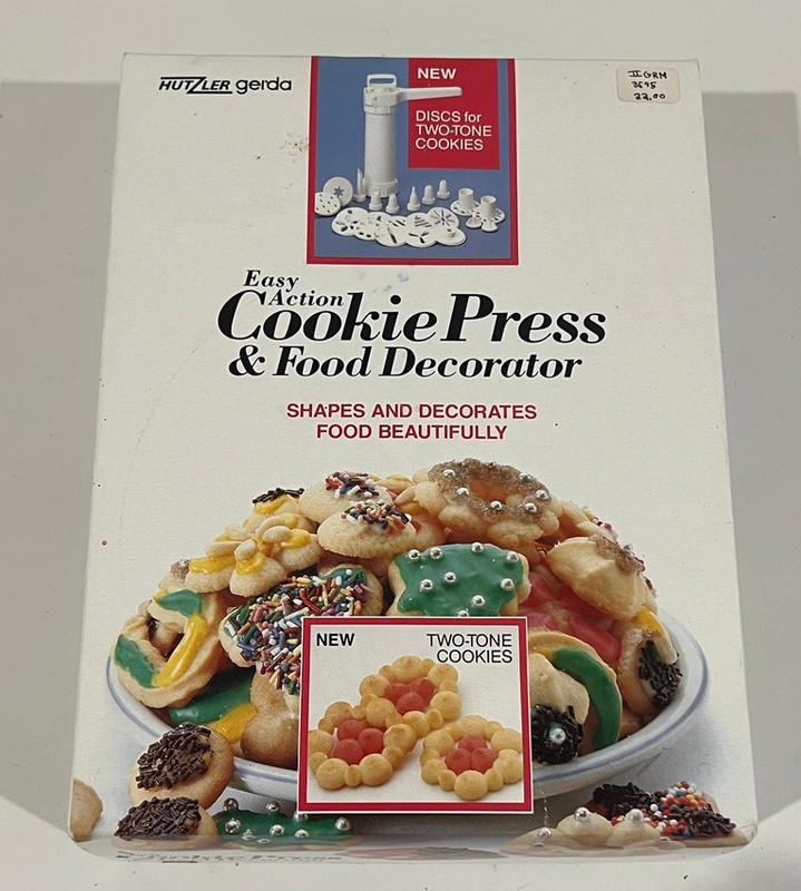 vintage NEW Huntzler Gerda Cookie Press & Food Decorator