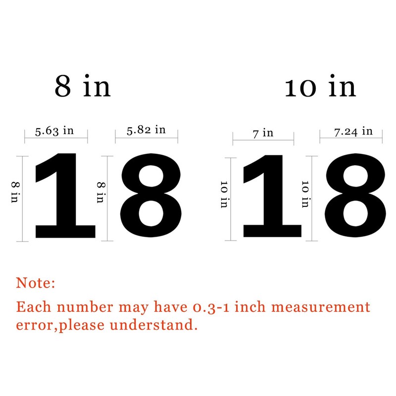 8-inch Arabic Numeral Cake Stencils 0-8 Molds for DIY Wedding Birthday gallery