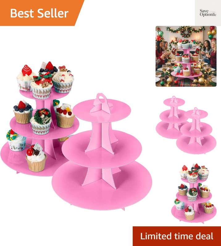 Cupcake Stand, 3-Tier Cupcake Stand Display, Cardboard Cup Cake Tower Stand, …