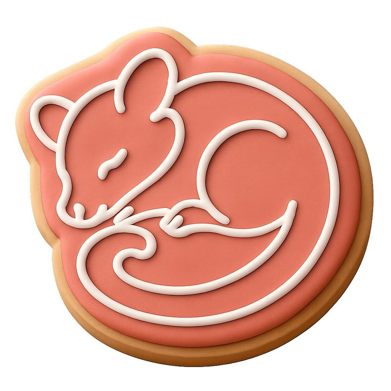 Sleeping Sugar Glider Cookie Cutter & Stamp, Fondant & Clay - 4x3.5 gallery
