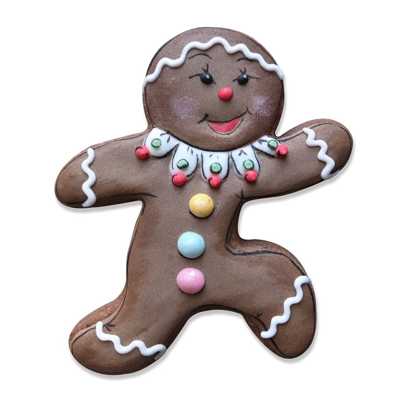 LILIAO Christmas Running Gingerbread Man Cookie Cutter - 3.6 x 4.2 inches - S... gallery