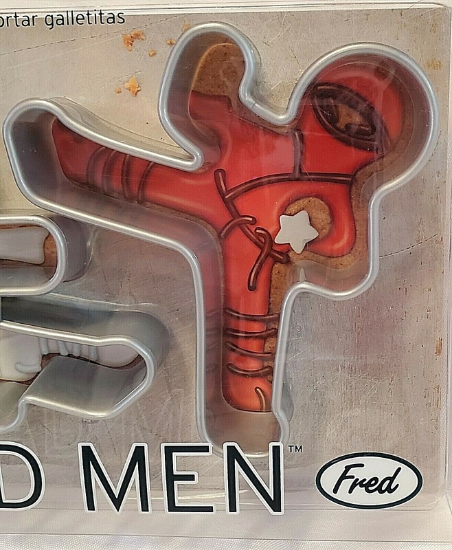 FRED NINJABREAD MEN NINJA COOKIE CUTTERS SET OF 3 FUN KARATE BAKING KIDS PARTY gallery