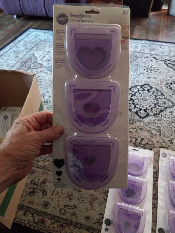 Wilton Cake Decorating Sets - Sugar Sheets - Insert, Cutter, Punch Set, lot of 9 gallery