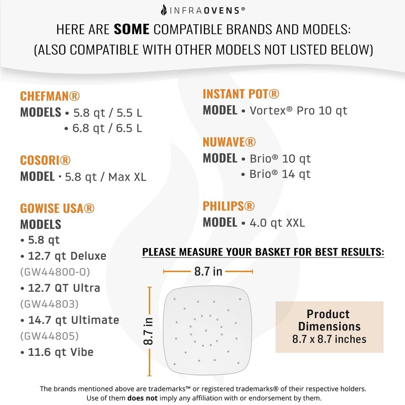 Air Fryer Paper Liners Compatible with gallery