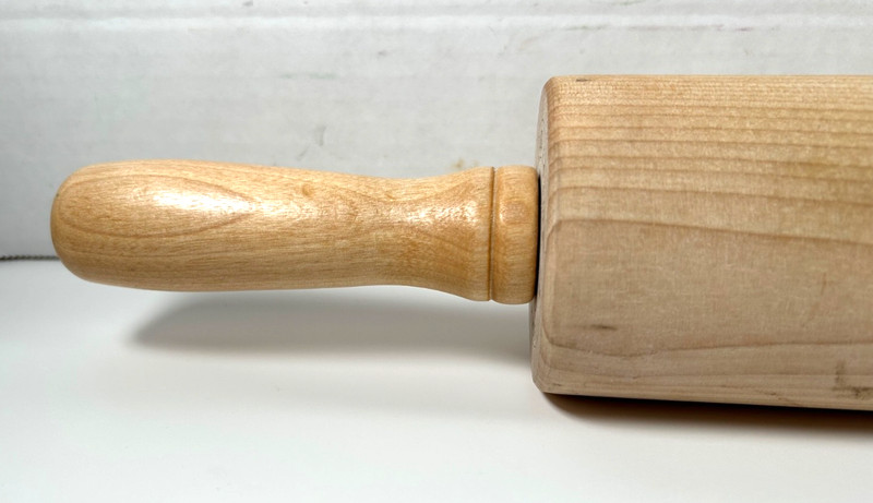 Wooden Rolling Pin JK Adams Dorset, Vermont Maple Large 21” USA NWT gallery
