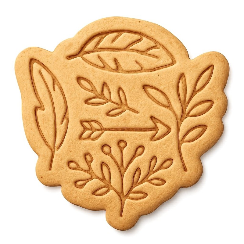 Rustic Boho Cookie Cutter & Stamp, Fondant & Clay – 4×4