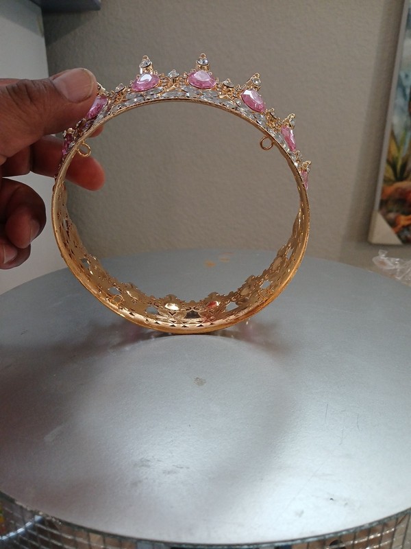 Crown Cake Topper Hairband Crown Costume Accessories Cupcake Photo Prop Princess gallery