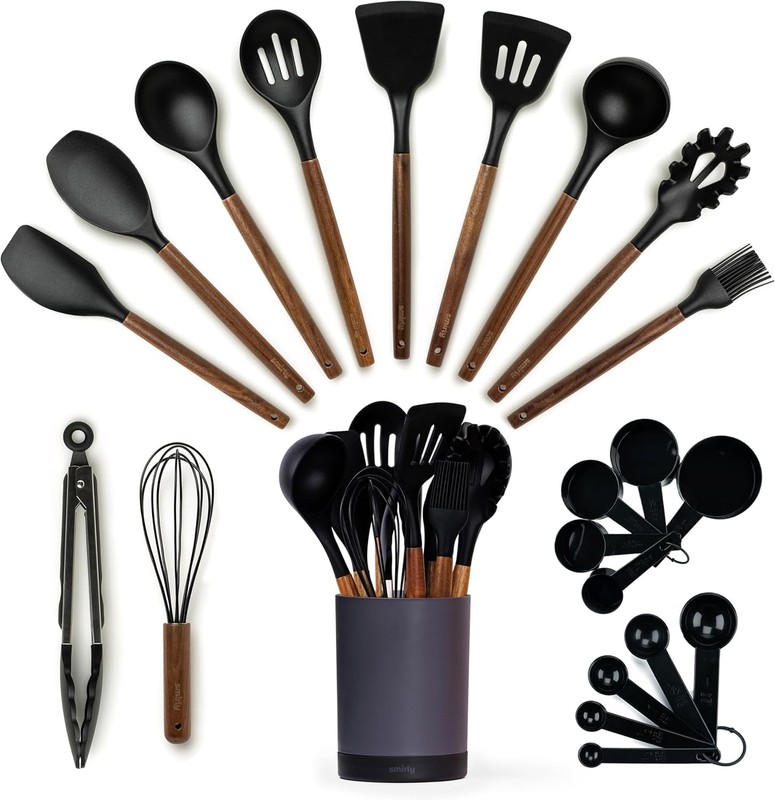 Kitchen Utensils Set – 22-Piece Silicone Cooking Utensils Set,