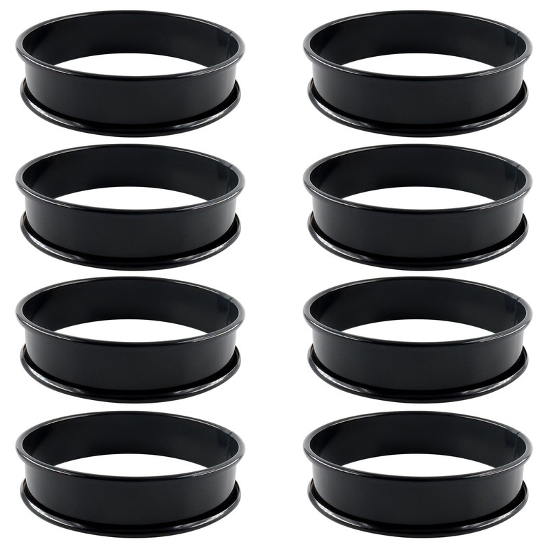 8Pcs Crumpet Rings English Muffin Rings, 3.15 Inch Stainless Steel Nonstick E…