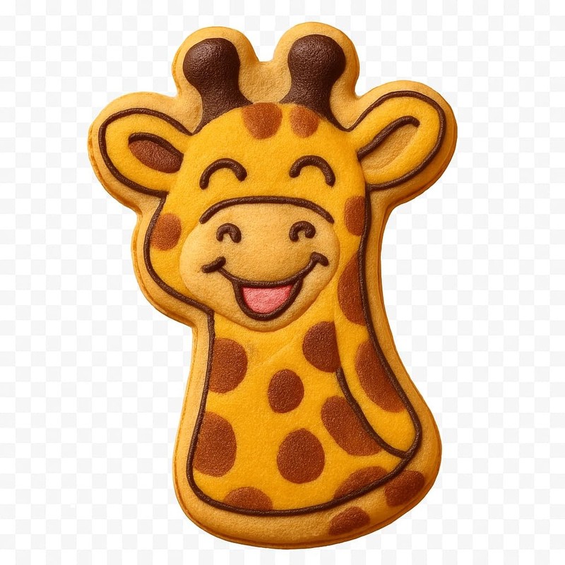 Giggling Giraffe Cookie Cutter – 4×3″ Fun Kitchen Baking Design