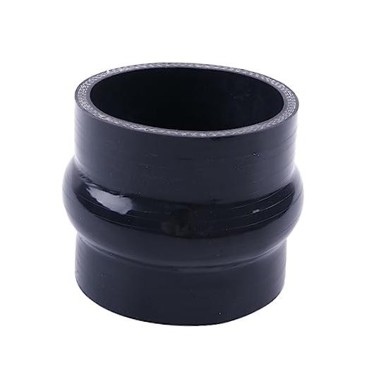 2″ (51mm) ID Hump Silicone Coupler Straight Reinforced Hose，4-ply 2 Inch Black