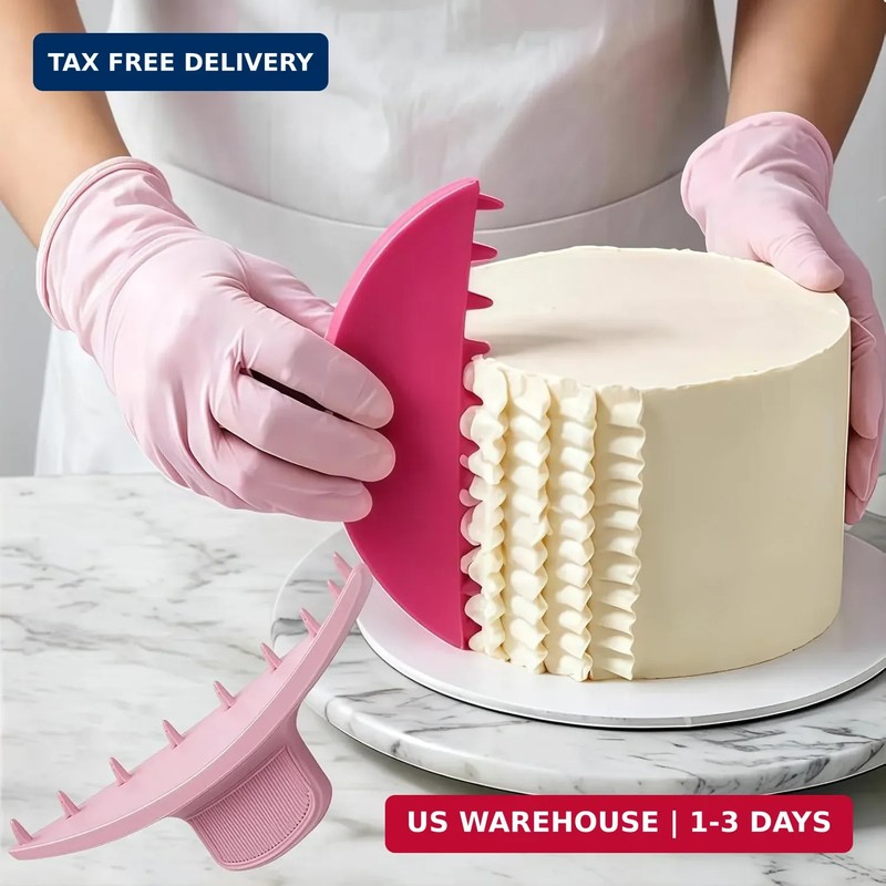 Cake Arch Guide Tool, Cake Arch Tool Convenient,Ruffle Guide Stencil,Cake Decora gallery