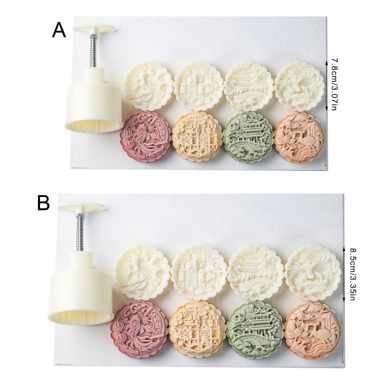 ABS Plastic Chinese Mooncakes Form Pastry Molds for Professional and Home Use gallery