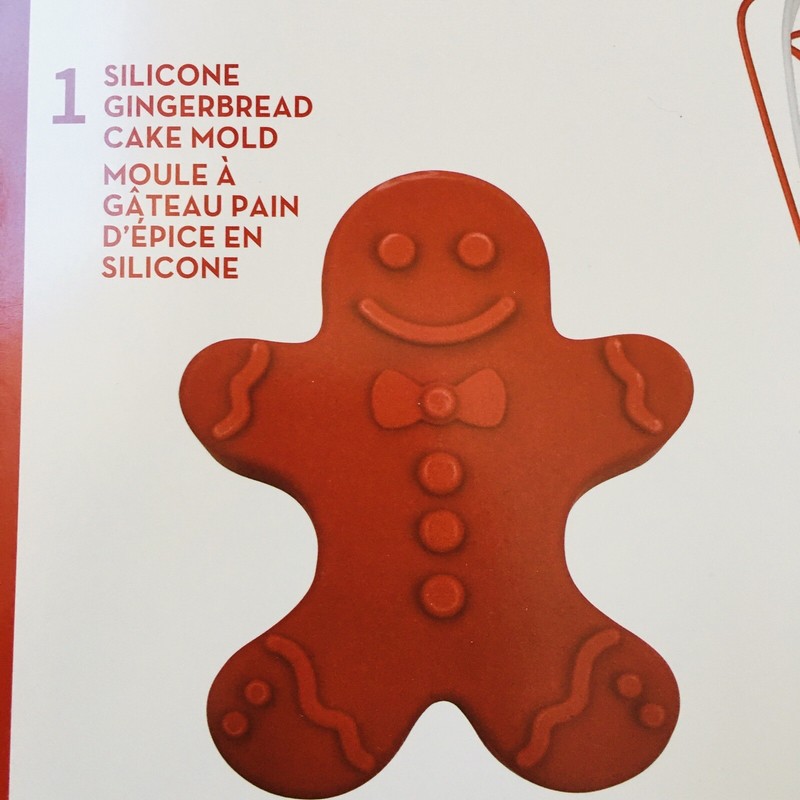 X'mas Gingerbread Bakeware Kit 9 Pc Silicone Cake Mold w Spatula, Whisk ..H-275 gallery
