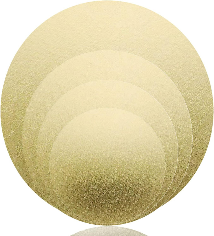 4 Pack Cake Boards, 6, 8, 10, 12 Inch round Cake Circles, Cake Base Cardboards 1
