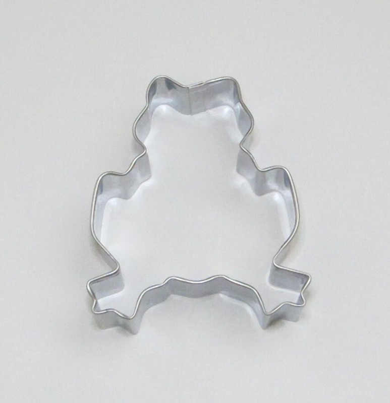 3″ Bull Frog Froggy Toad Cookie Cutter Tin Steel Princess Party Amphibian