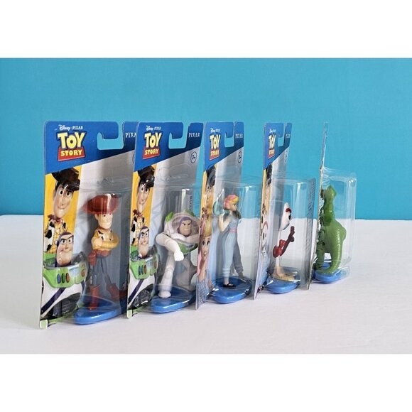Disney Pixar TOY STORY Mattel Micro Collection Figures-Cake Toppers/New Set of 5 gallery