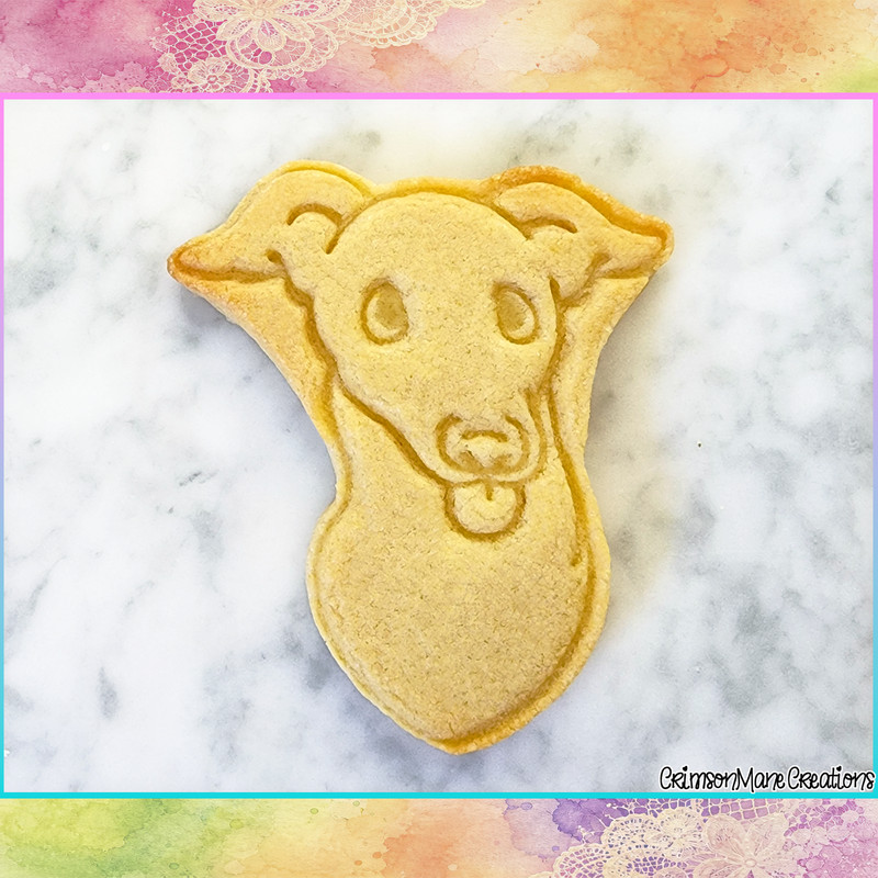 Italian Greyhound Cookie Cutter, Dog Baking Supplies, Fondant Tool, Craft Stamp gallery