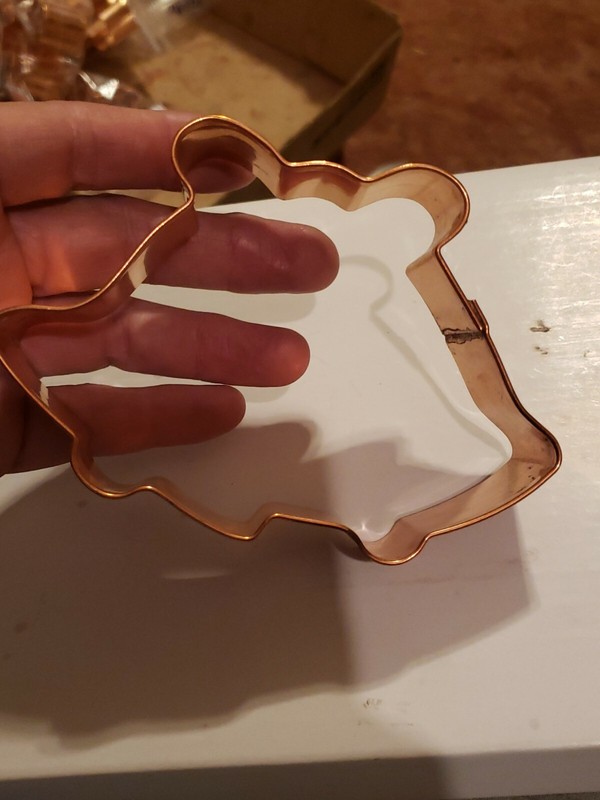 BRAMAN Heavy Copper Double Bells Christmas wedding Cookie Cutter gallery