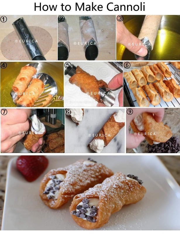 15 Pcs 5 Inch Cannoli Tubes Molds Large Stainless Steel Cannolis Tubes Forms gallery