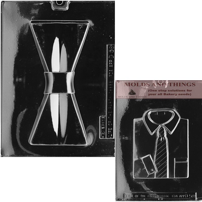 Bow Tie Necktie chocolate candy mold Shirt candy mold For Father’s Day Dad gift