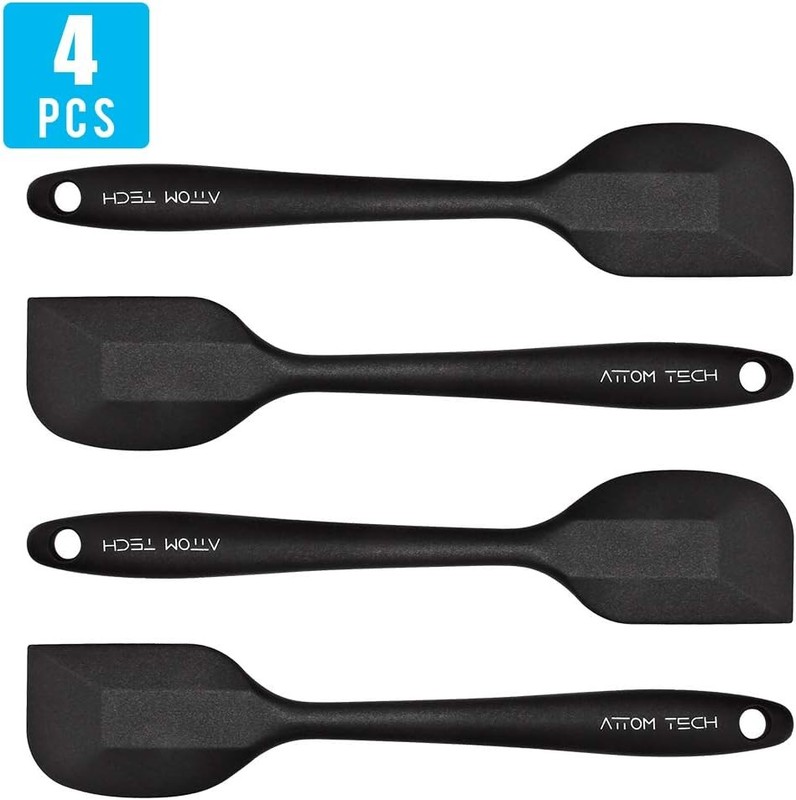 8 Inch Silicone Spatula Set, High Temperature and Heat