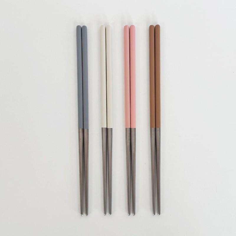304 Stainless Steel durable Lightweight Korean-style Beautiful Chopsticks Set... gallery