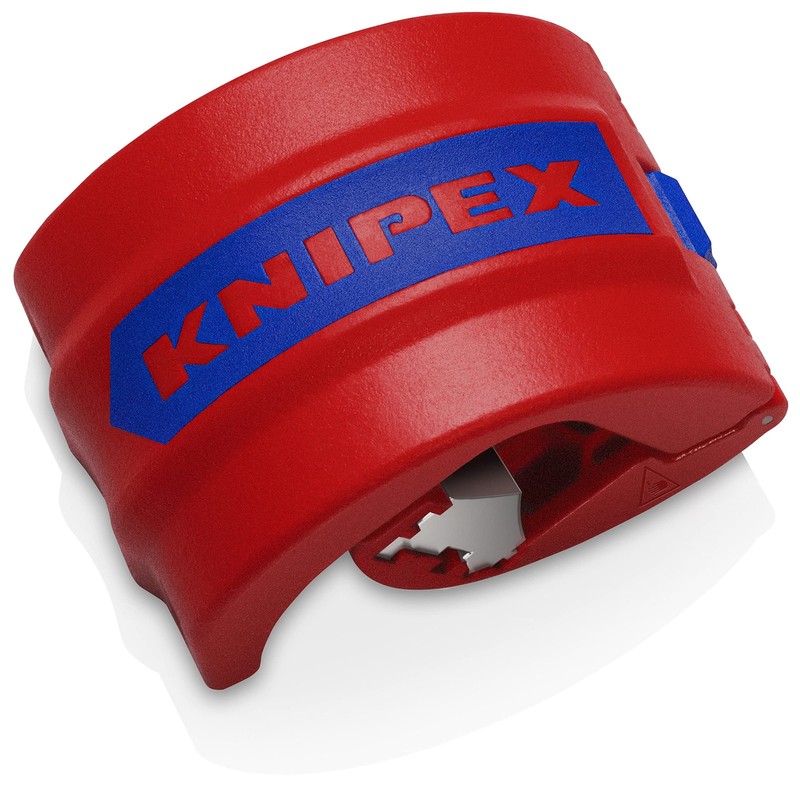 KNIPEX Tools BiX Pipe Cutter 3/4″ to 2″ Plastic Pipes, No Shavings