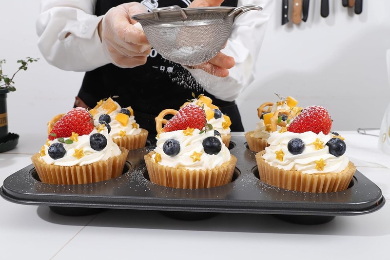 Cupcake Liners & Muffin - JUMBO NON STICK THICK Parchment Paper For Baking gallery