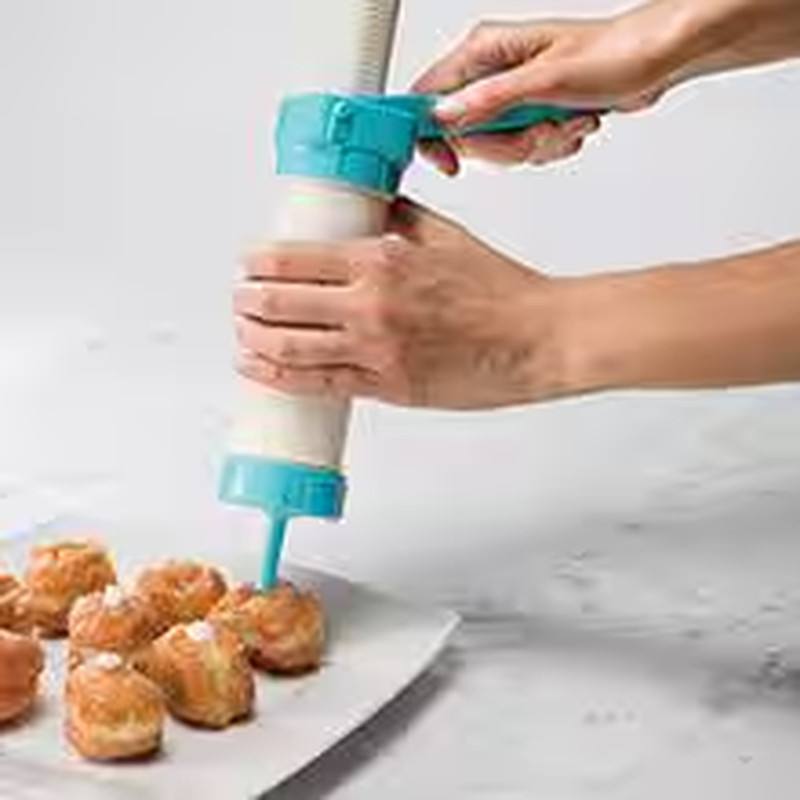 Hutzler 23-Piece Cookie Press and Decorating nozzles Food Decorator Set #3696 gallery