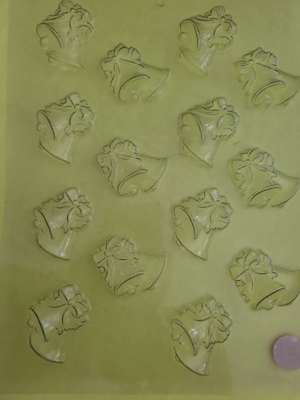Candy Or Fondant Molds Lot Of 11 Christmas Themed Molds. Used gallery