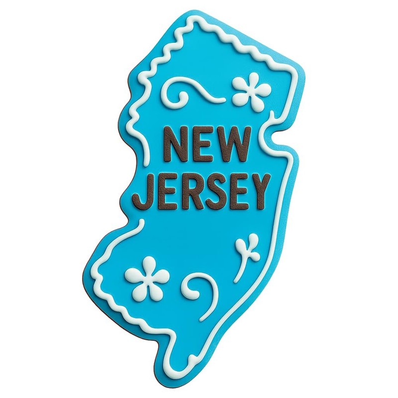 Classic New Jersey Cookie Cutter & Stamp, Fondant & Clay - 2.5x4 gallery