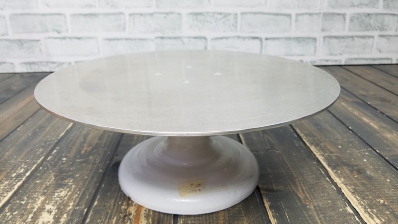 Ateco 612 - 12 inch Cake Stand White with 500 Count Doily Normandy 8" Round Lace gallery