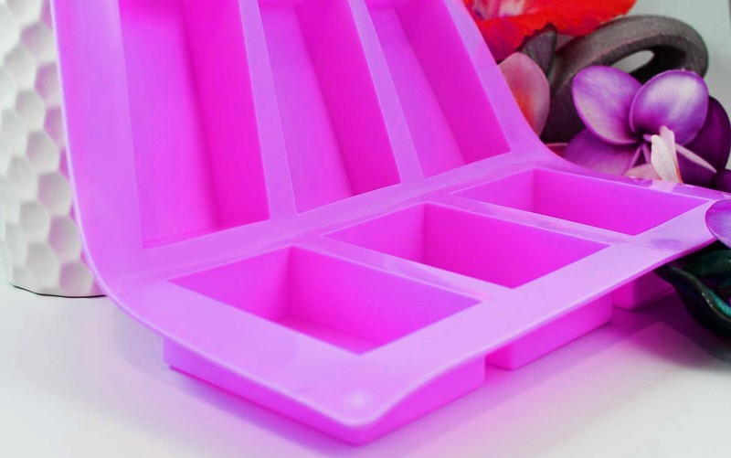 1 Pack Soap Rectangle Molds, 6 Cavities Silicone Soap Molds, Making Chocolate gallery