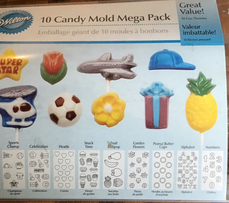 Lot of 14 Vintage Wilton candy molds