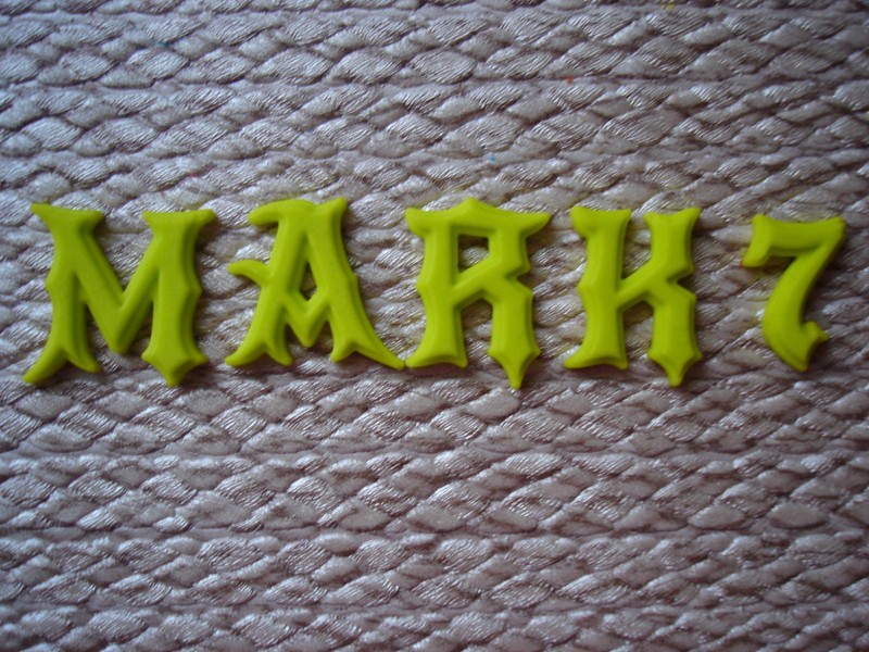 decorative edible letters / numbers for cake / cupcake decoration gallery