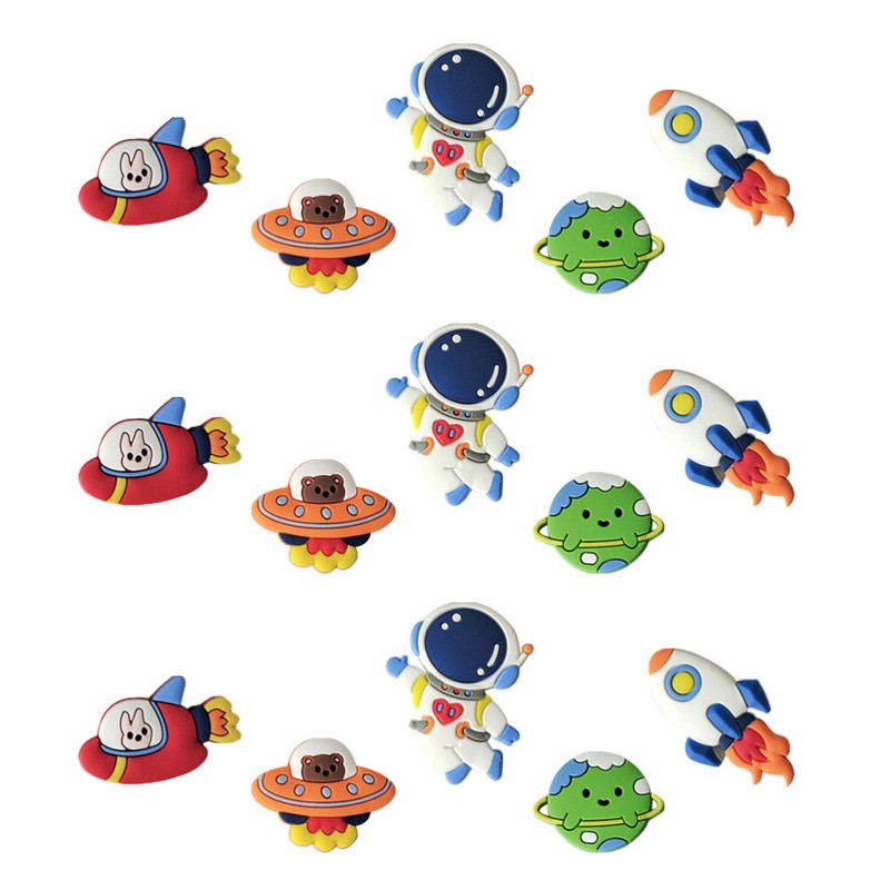 15Pc Cake Adornment Outer Space Cake Toppers Children Presents Decorations gallery