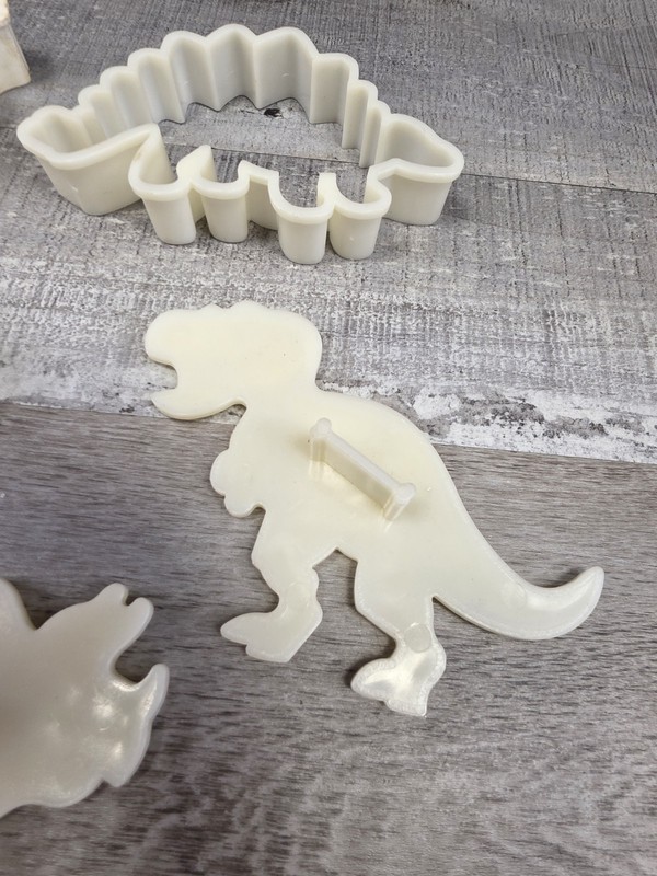Dinosaurs Cookie Cutter With Fossil Embosser Stamps T-Rex Ghost g51d gallery