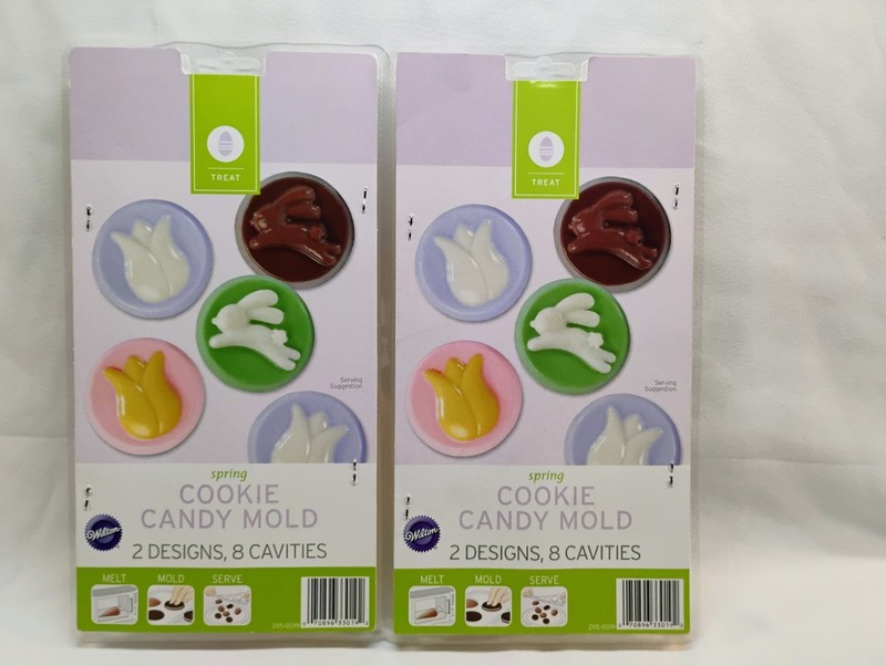 (2)Wilton Cookie Candy Spring Mold Sets + (2) Horizon Lollipop Molds (READ) Lot gallery